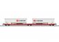 Preview: Märklin 47470 H0 Gelenk-Taschenwagen DB