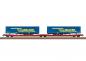 Preview: Trix 24470 Gelenk-Taschenwagen DB