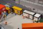 Preview: Faller 130136 Baucontainer, gelb-schwarz/grau-schwarz