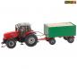 Preview: Faller 161588 MF Traktor mit Hackschnitzelanhänger (WIKING)