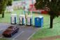 Preview: Faller 180543 Mobile Toilettenkabinen TOI TOI