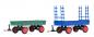 Preview: Kibri 15702 H0 Fendt Gummiradwagen, 2 Stu
