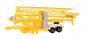 Preview: Kibri 15708 H0 Liebherr SK 20 mit Auflieg