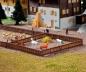 Preview: Kibri 36661 Z Zaun mit Toren 230 cm