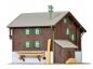Preview: Kibri 36813 Z Bauernhaus in Matt