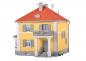 Preview: Kibri 38178 H0 Wohnhaus Pappelweg