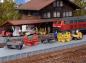 Preview: Kibri 38646 H0 Deko-Set Gepäckwagen
