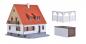 Preview: Kibri 38748 H0 Einfamilienhaus mit Terrasse