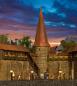 Preview: Kibri 38915 H0 Stadtmauer mit Rundturm in
