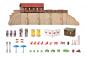 Preview: Kibri 38916 H0 Stadtmauer mit Kleingarten
