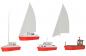 Preview: Kibri 39160 H0 Set Boote