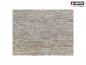 Preview: Noch 56642 H0 3D-Kartonplatte “Kalksteinmauer” beige