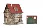 Preview: Vollmer 43730 H0 Bauernhaus mit Hoftor