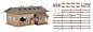 Preview: Vollmer 43740 H0 Schweinestall mit Schweine
