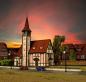 Preview: Vollmer 43768 H0 Fachwerkkirche Altbach