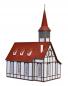 Preview: Vollmer 43768 H0 Fachwerkkirche Altbach