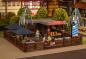 Preview: Vollmer 43784 H0 Biergarten mit Zubehör