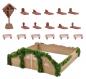 Preview: Vollmer 43861 H0 Deko-Set Friedhof