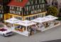 Preview: Vollmer 45138 H0 Biergarten-Schirme, 4x