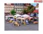 Preview: Vollmer 45141 H0 Deko-Set Wochenmarkt