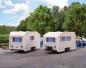 Preview: Vollmer 45147 H0 Wohnwagen, 2x