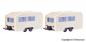 Preview: Vollmer 45147 H0 Wohnwagen, 2x