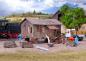 Preview: Vollmer 45728 H0 Bauhütte grün