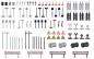 Preview: Vollmer 45746 H0 Deko-Set Feuerwehr