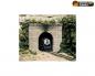Preview: Woodland WC1253 HO Cut Stone Single Tunnel Portal