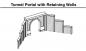 Preview: Woodland WC1255 HO Random Stone Single Tunnel Portal