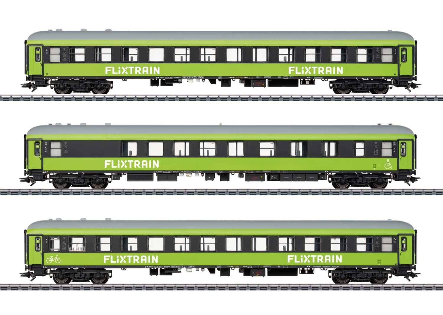 Märklin 42957 Flixtrain Wagen-Set 1 (MHI)