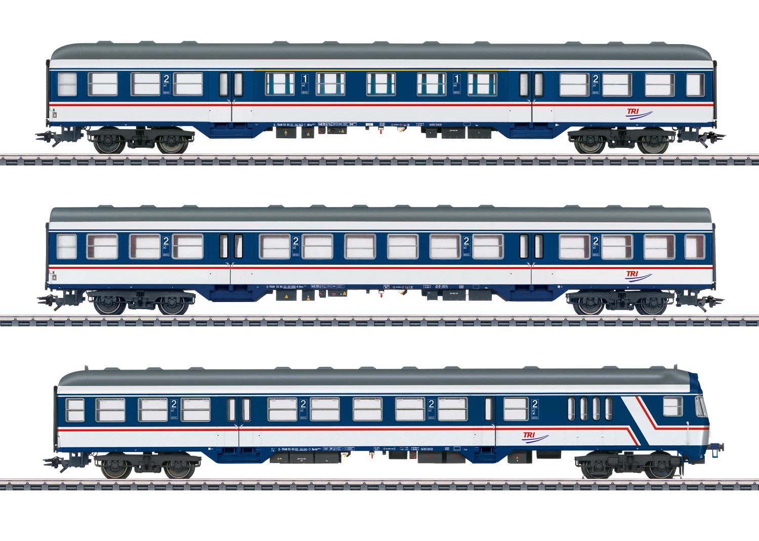 Märklin 43826 Personenwagen-Set TRI (3-tlg.)