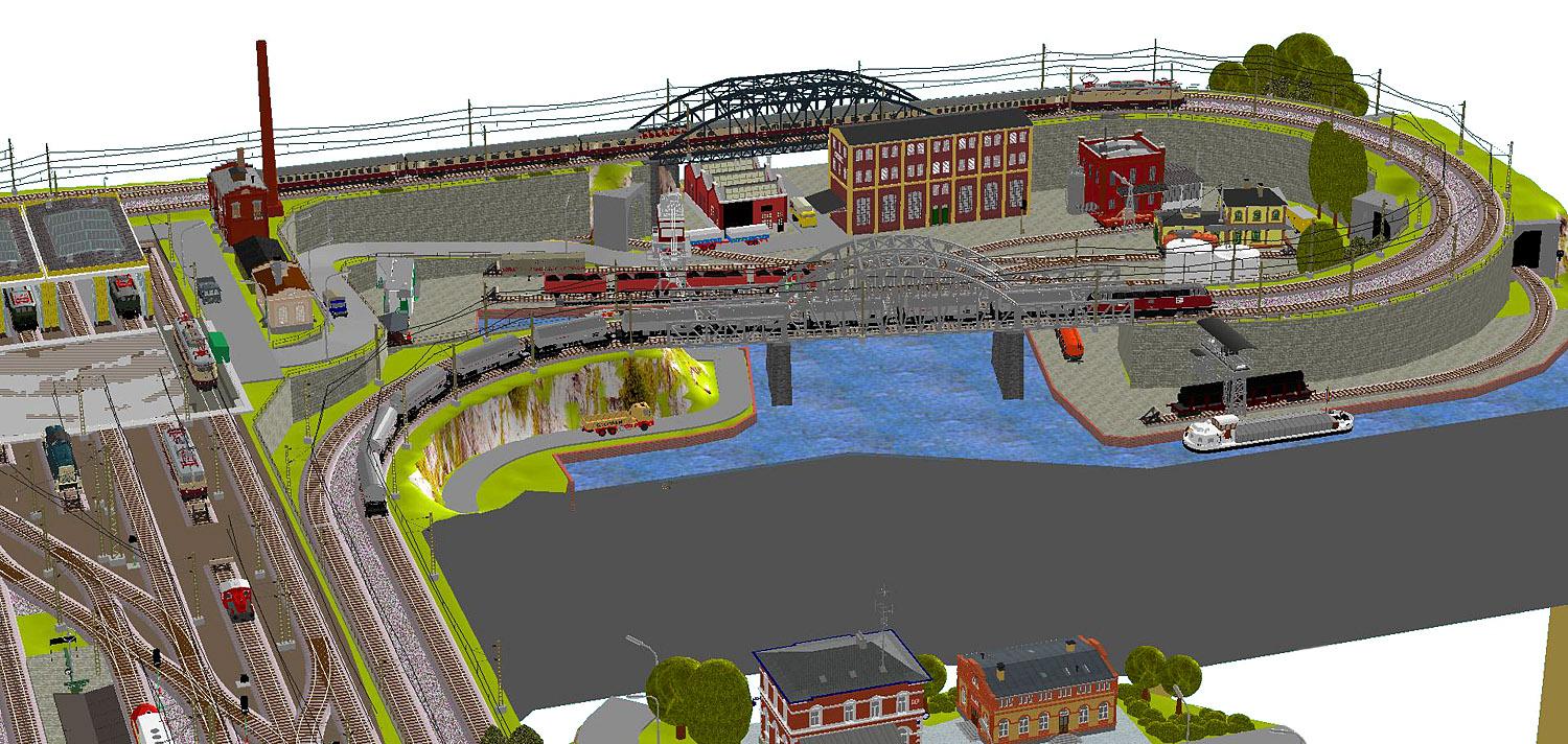 GP5-0070 C-Gleisplan Karlsburg 300x500x350 (E-Form)