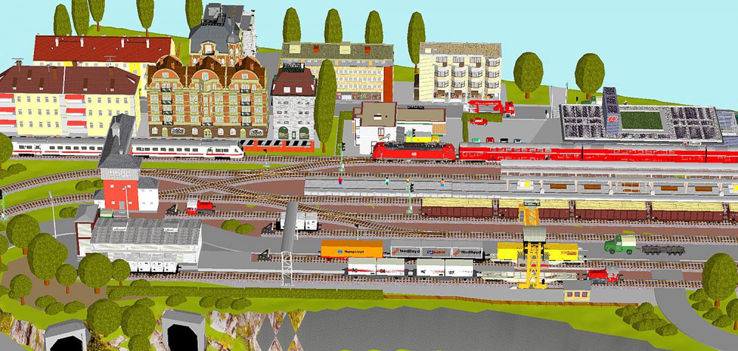 GP4-0060 C-Gleisplan Horrem 300x400x300