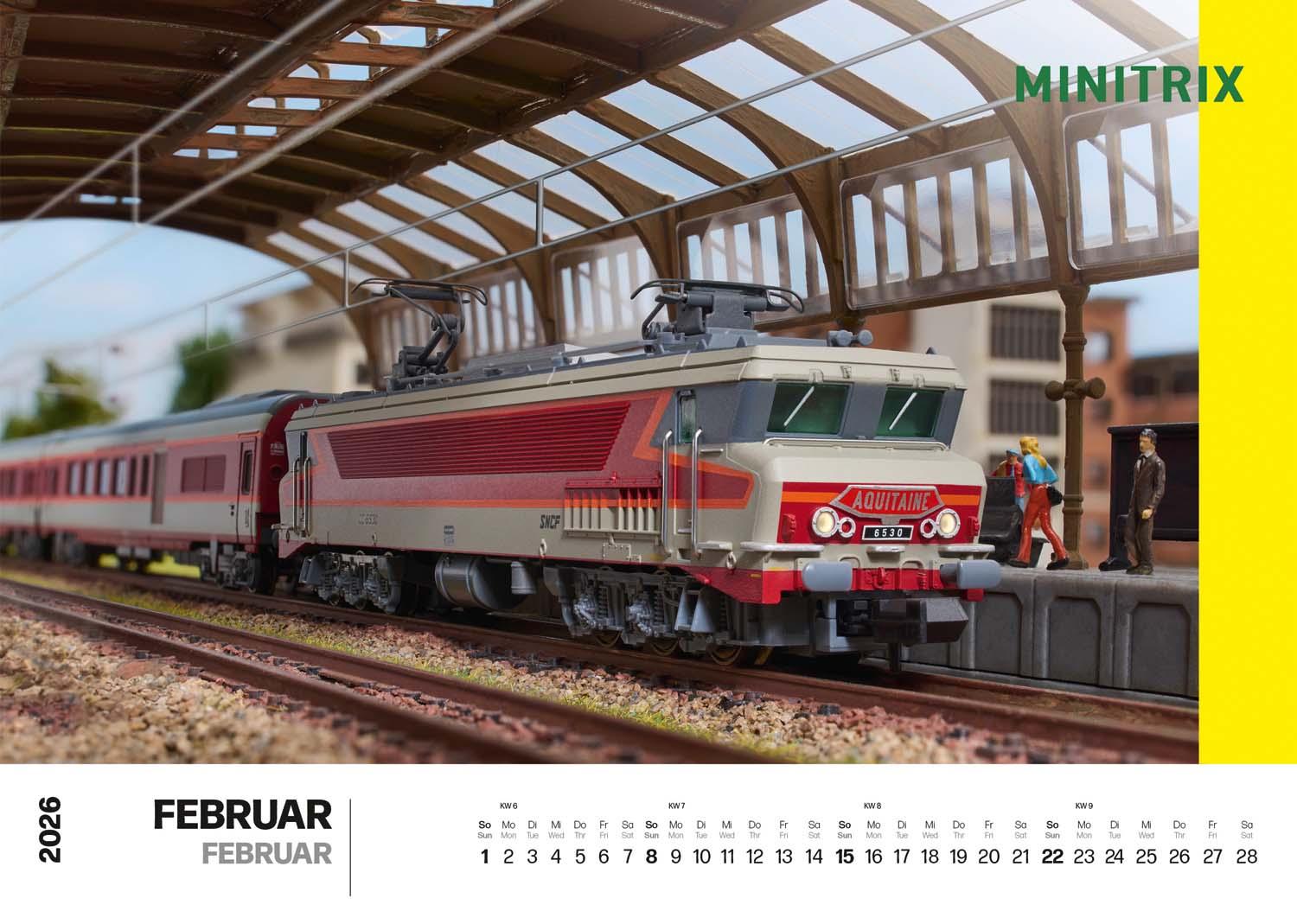 19727 Märklin/Trix Wandkalender 2027