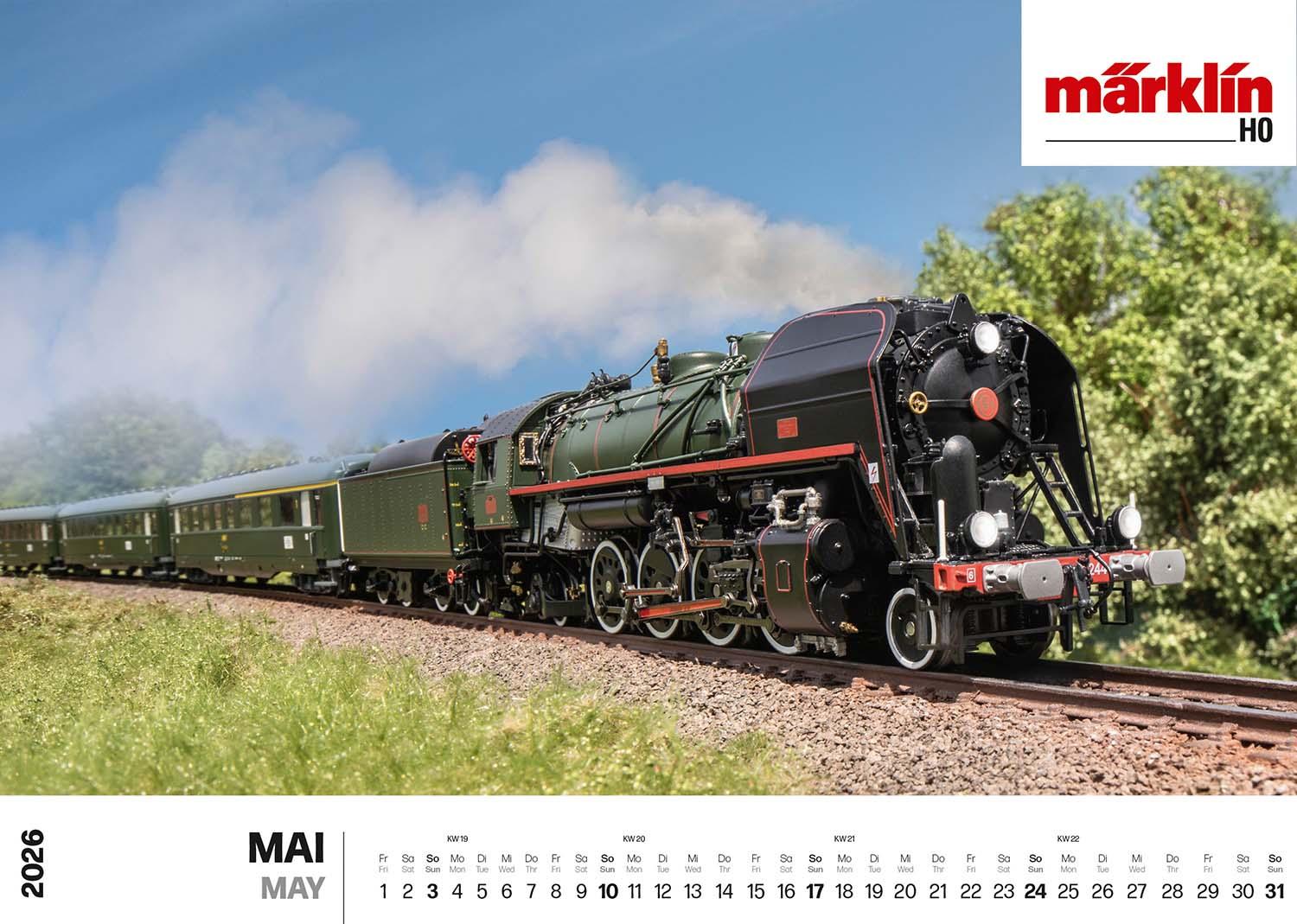 19727 Märklin/Trix Wandkalender 2027