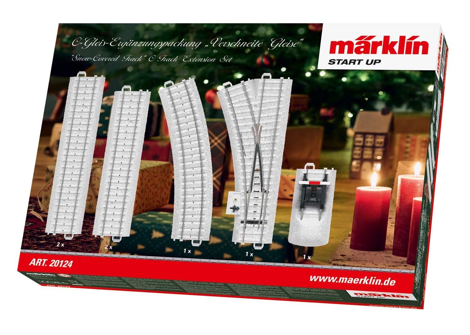Märklin 20124 H0 C-Erg.pack.verschneite Gleise