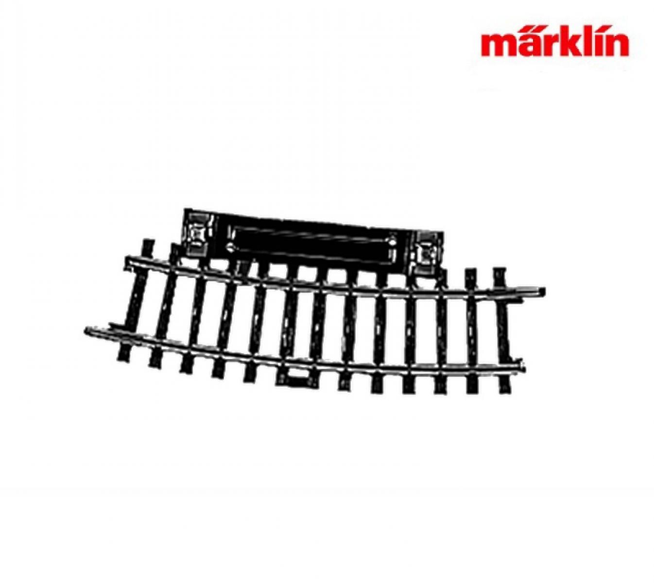 Märklin 2229 K-Schaltgleis R360 mm, 15°