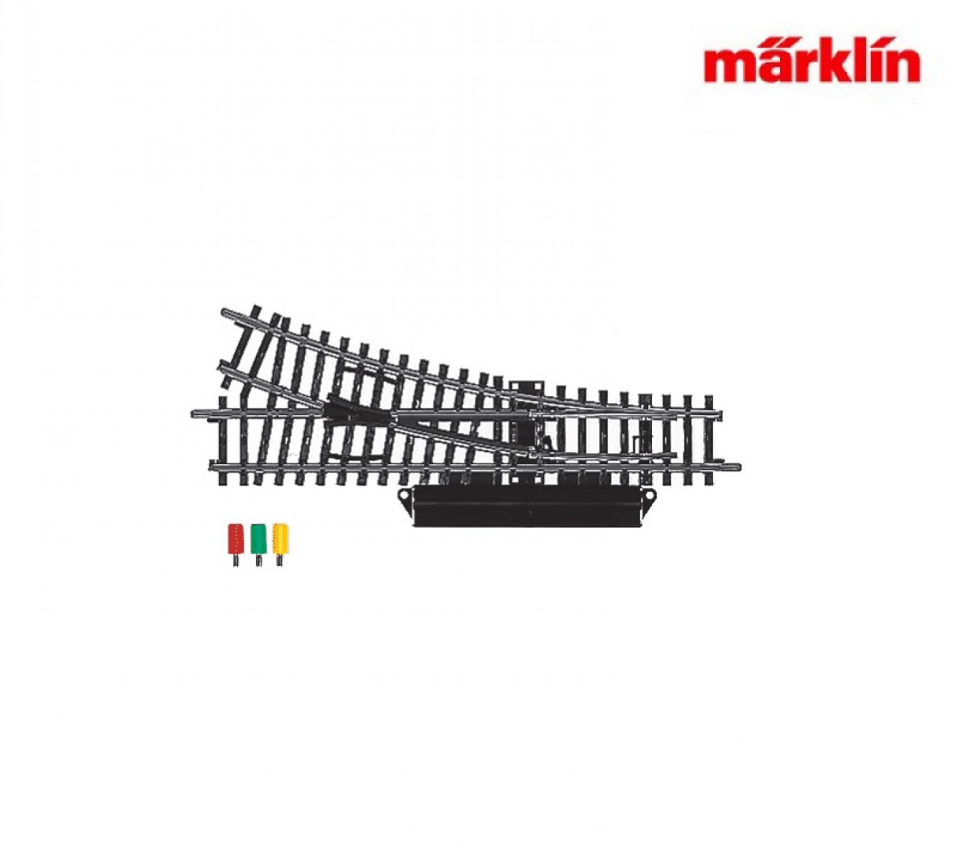 Märklin 2263 El. Weiche rechts R424,6 mm