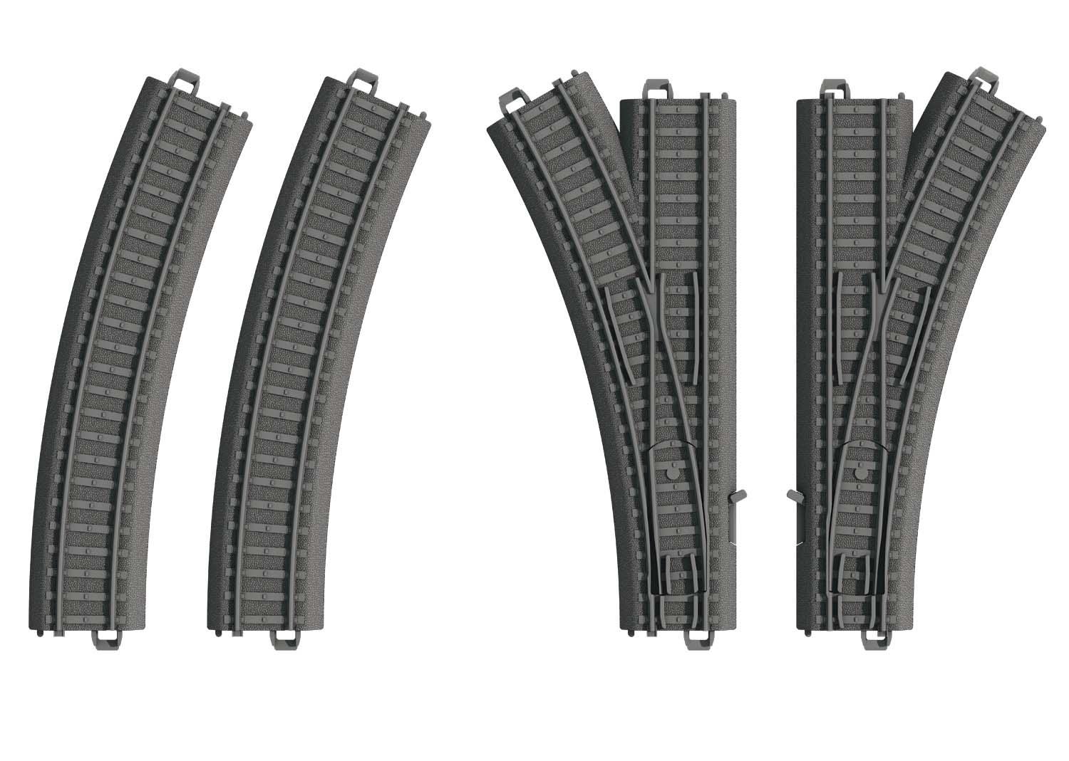 Märklin 23401 Kunststoffgleis Weichen-Set