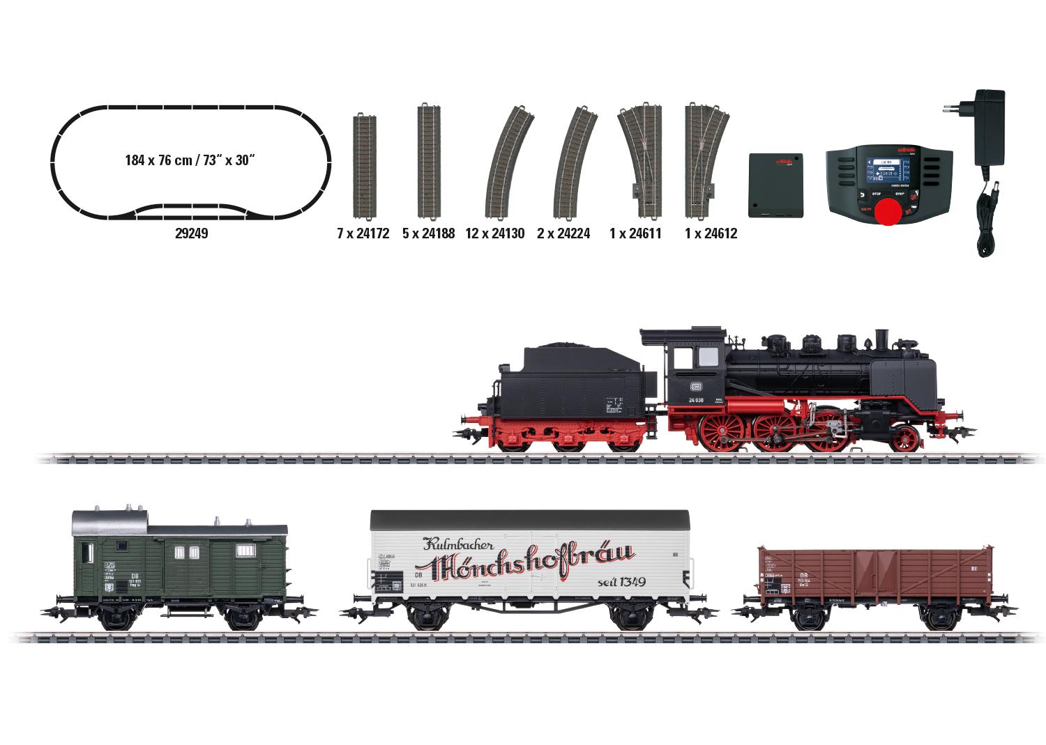Märklin 29249 Digital-Startpackung mit BR 24