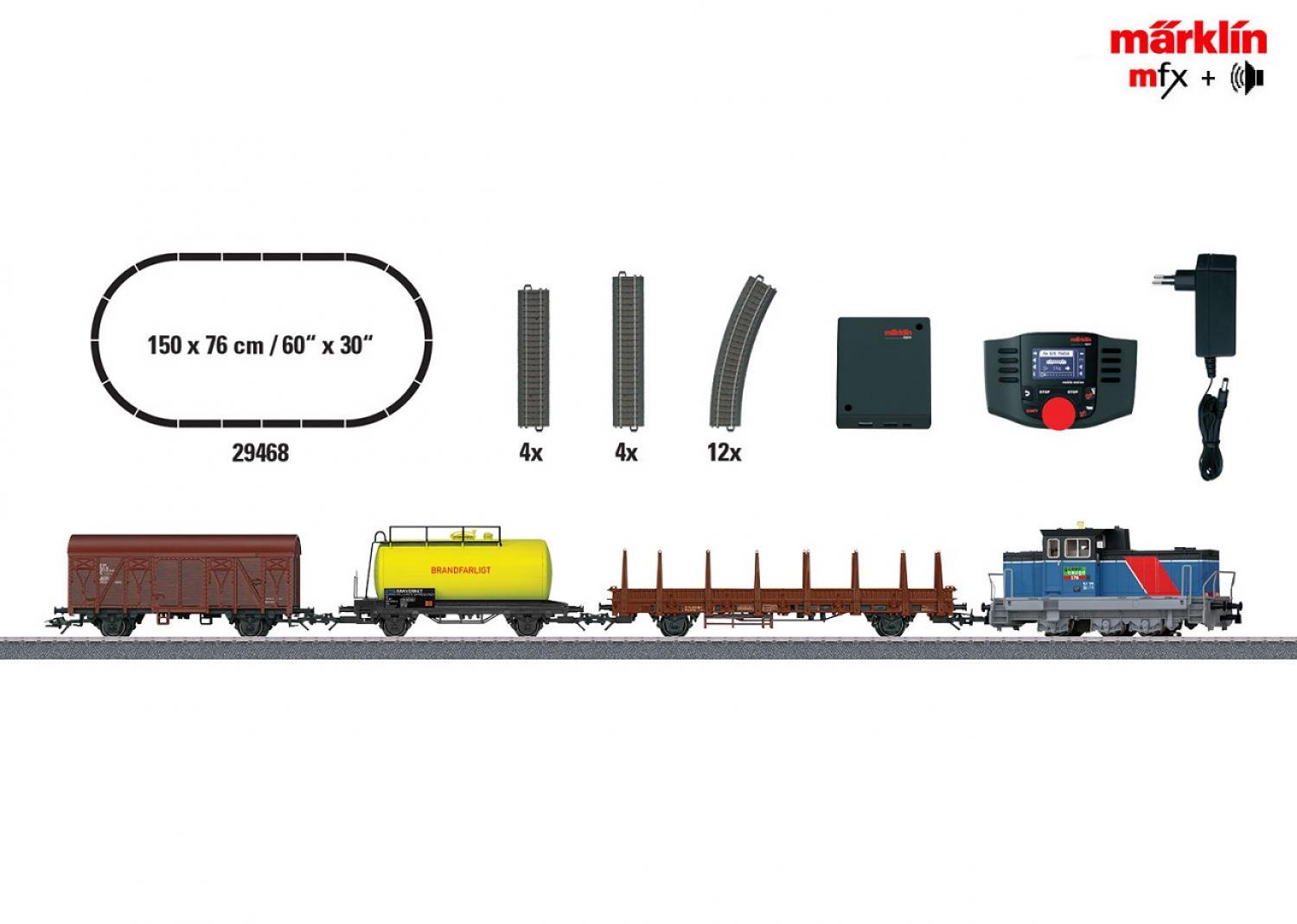 Märklin 29468 Digital-Startpackung SE-Güter (mfx/Sound)