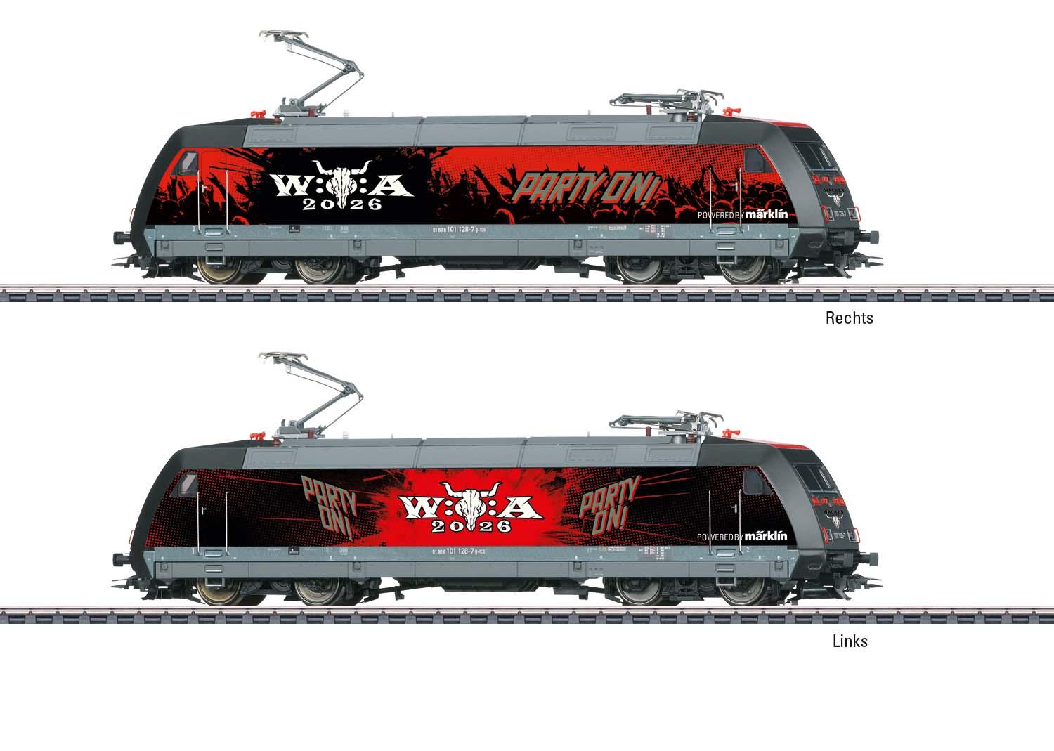 Märklin 39476 E-Lok BR 101 "Wacken 2026"