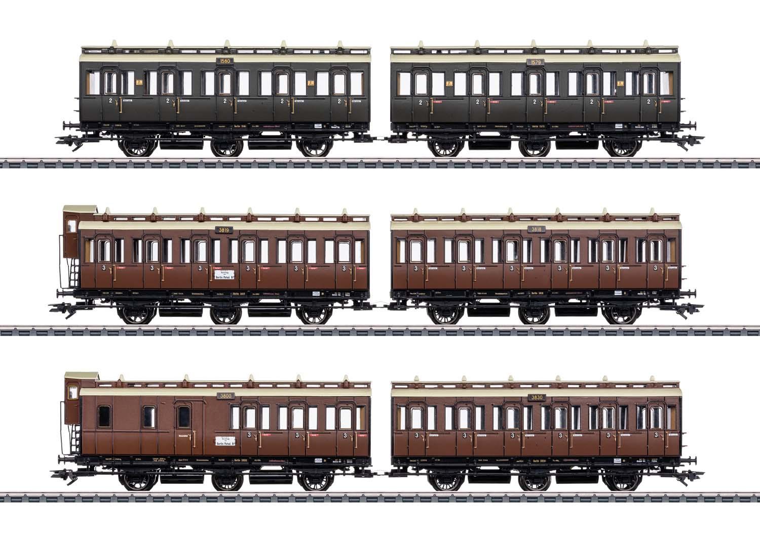 Märklin 42047 Abteilwagen-Set KPEV