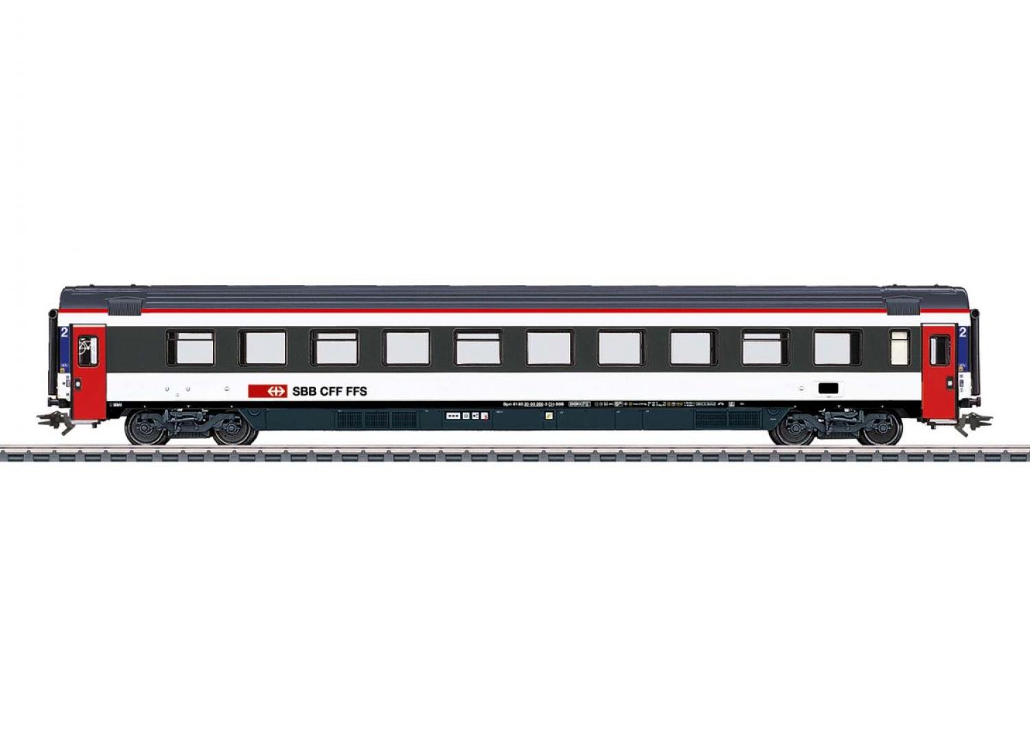 Märklin 43674 EuroCity-Schnellzugwagen Bpm SBB