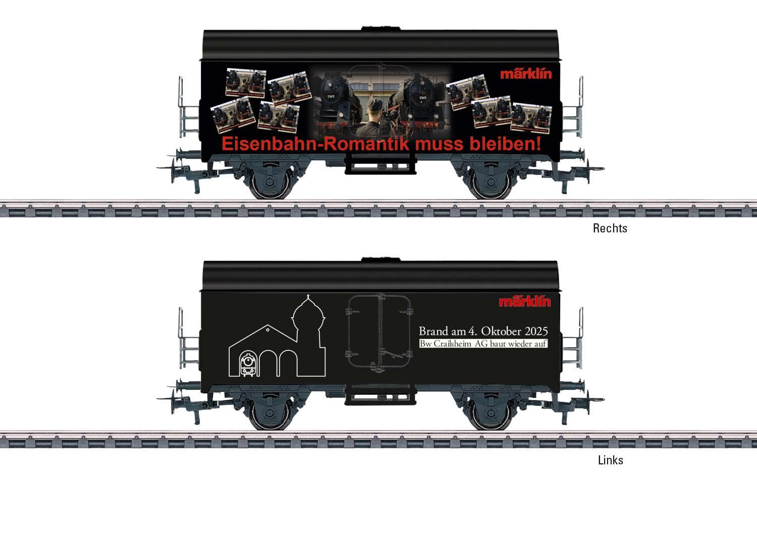 Märklin 44294 Kühlwagen Eisenbahn Romantik