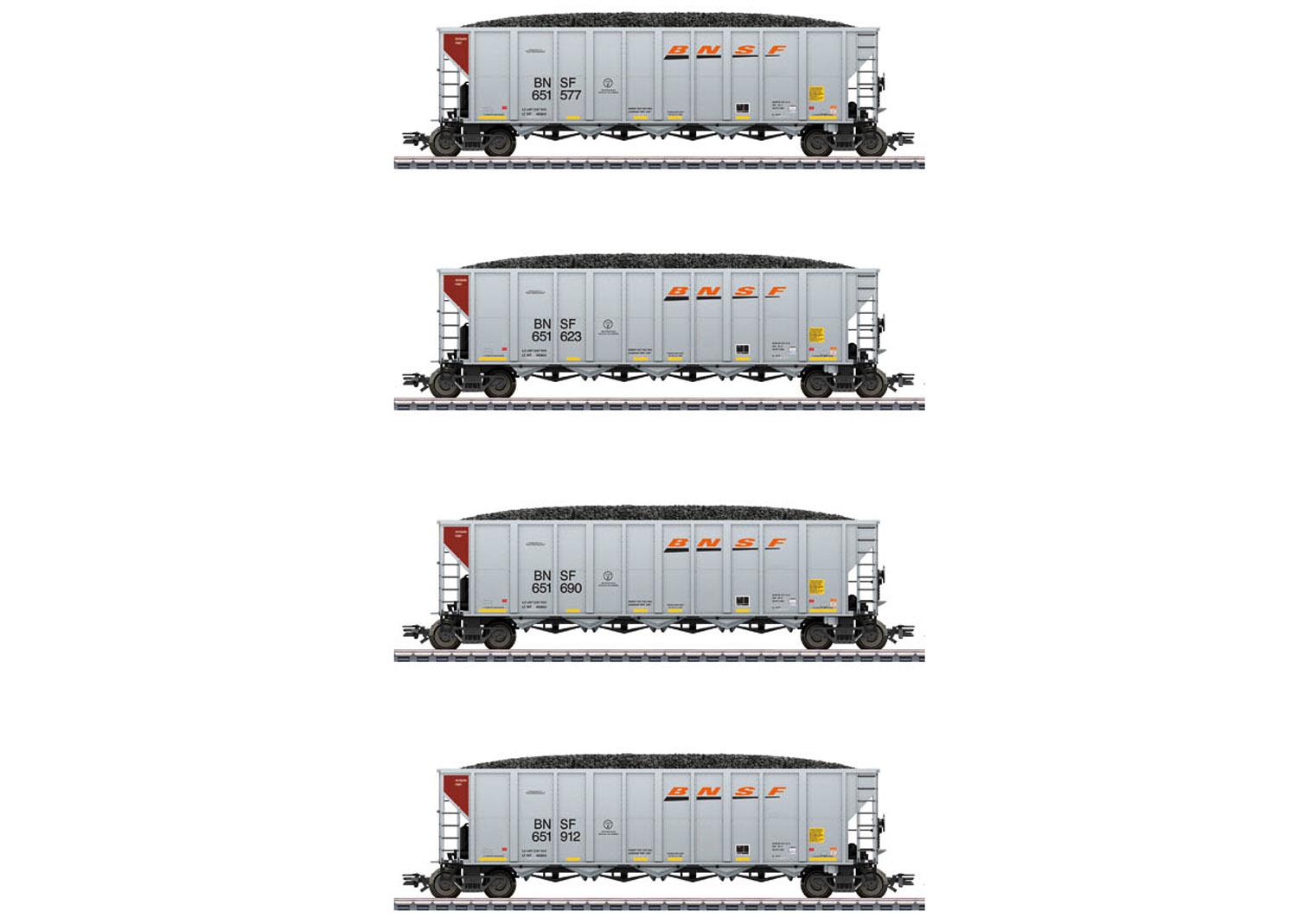 Märklin 45666 US Hopper Car-Set BNSF (4 Stück)