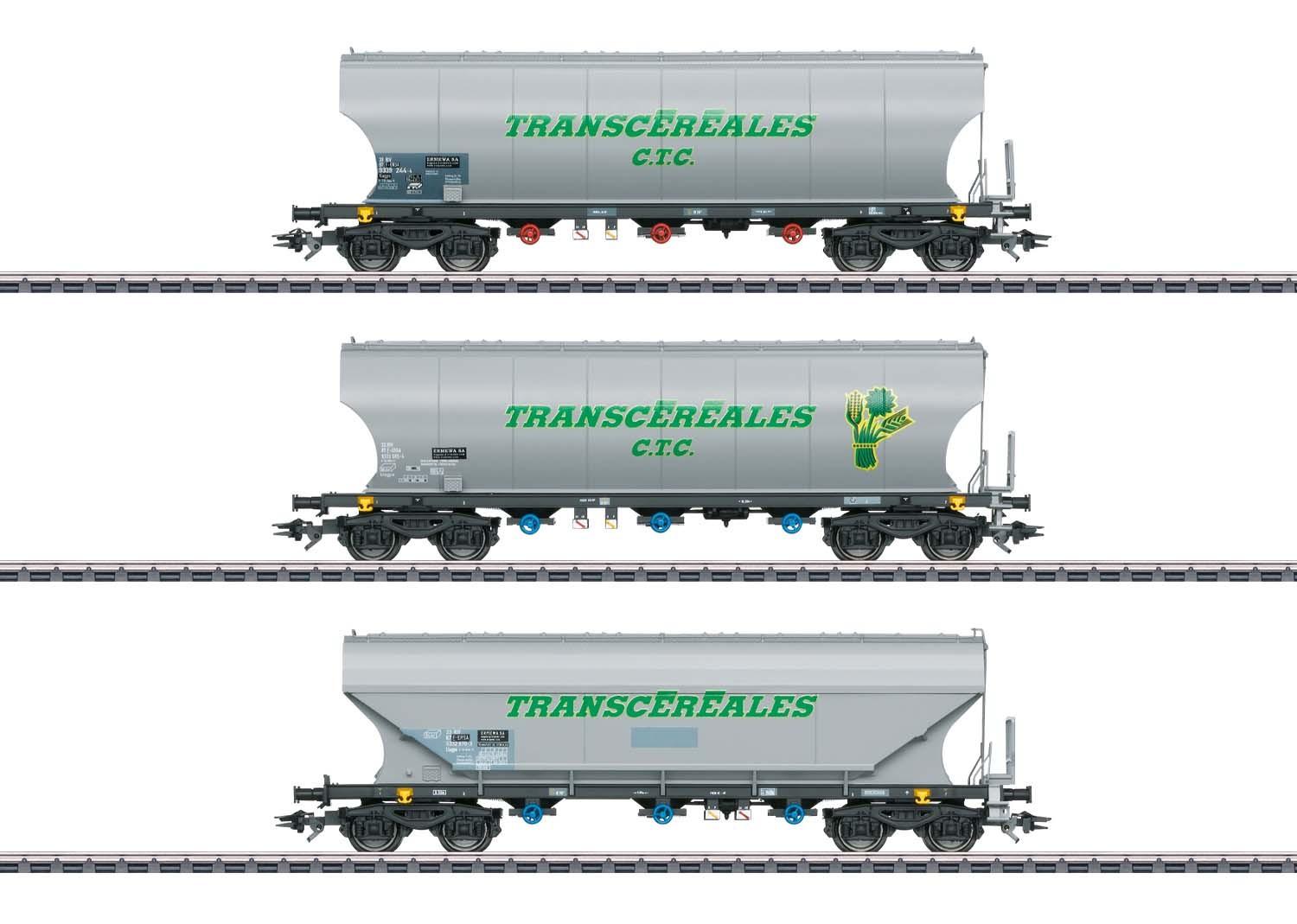 Märklin 46346 H0 Getreidesilowagen-Set SNCF