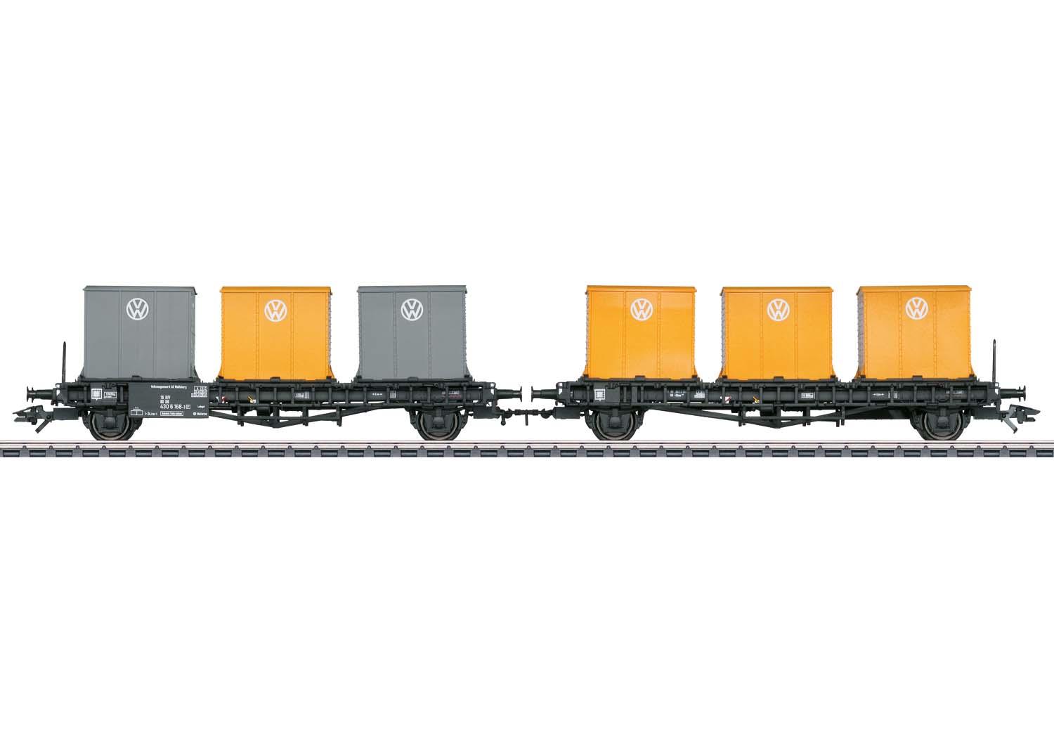 Märklin 46661 Rungenwagen-Paar Laabs