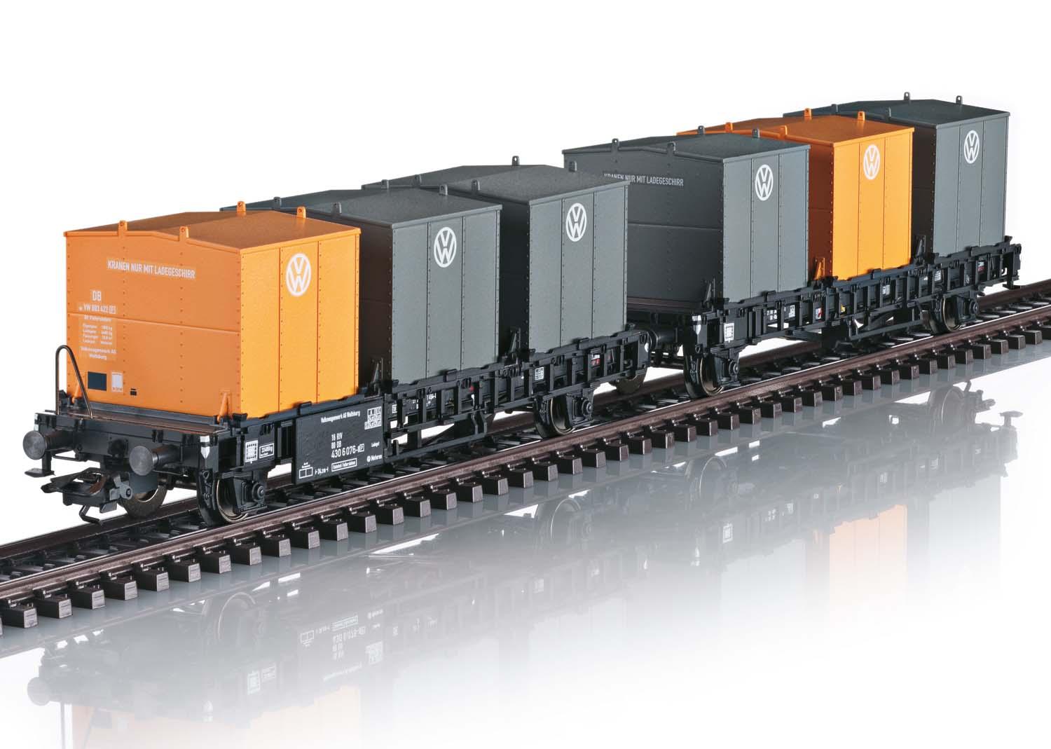 Märklin 46663 Behältertransport-Doppelwagen